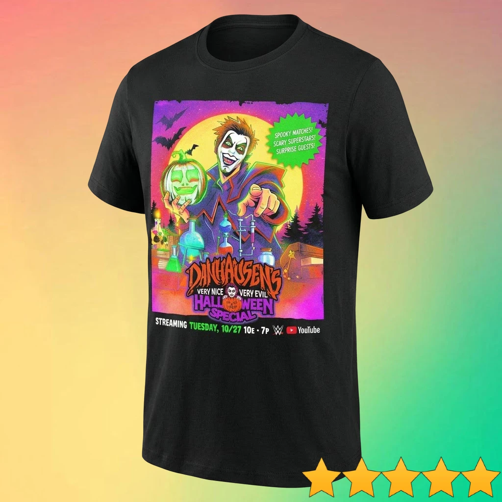 Danhausen Very Nice Very Evil Halloween Special WWE Tee